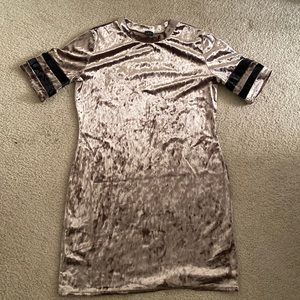 Velvet style Jersey Mini Dress